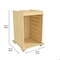 Flash Furniture Bright Beginnings Commercial Space Saving Wooden Mobile STEAM Wall Accessory Board Storage Cart, Locking Caster Wheels, Kid Friendly Design, Natural MK-ME06639-GG - alternate 2